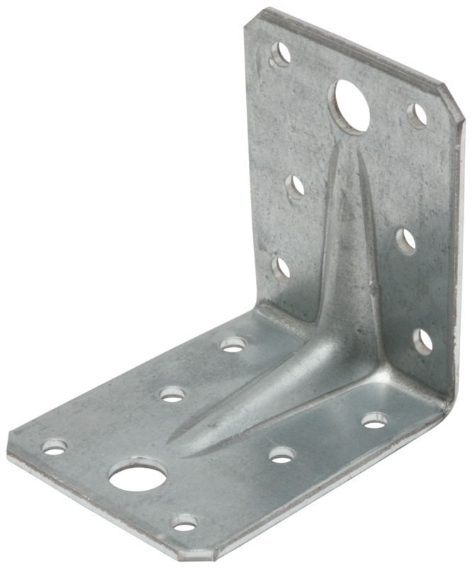 ÉQUERRE D'ASSEMBLAGE RENFORCÉE 105 X 105 X 90 X 3