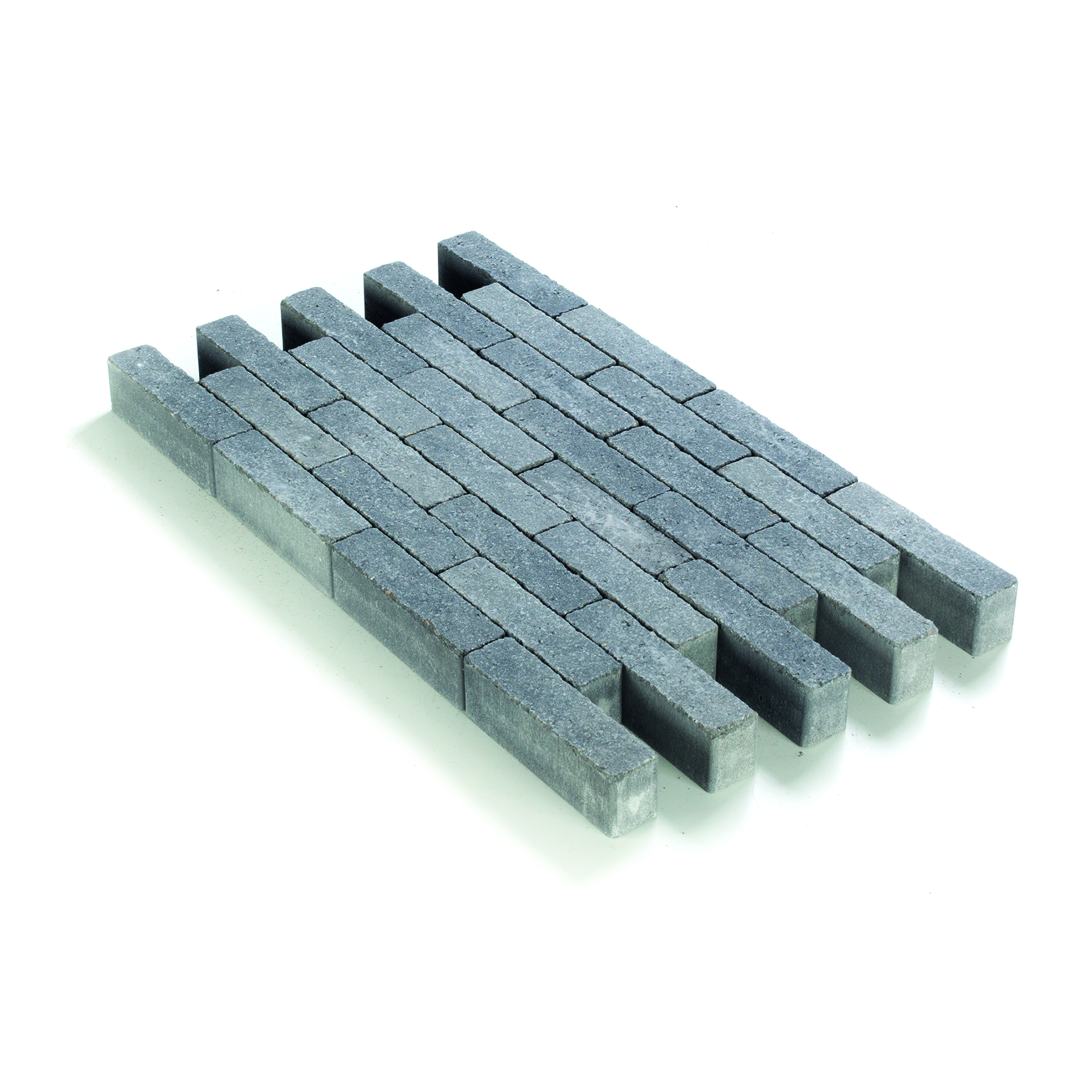 A172022 - PAVE IN-LINE TAMBOURINE WAAL 20X5X6 GRIS-NOIR