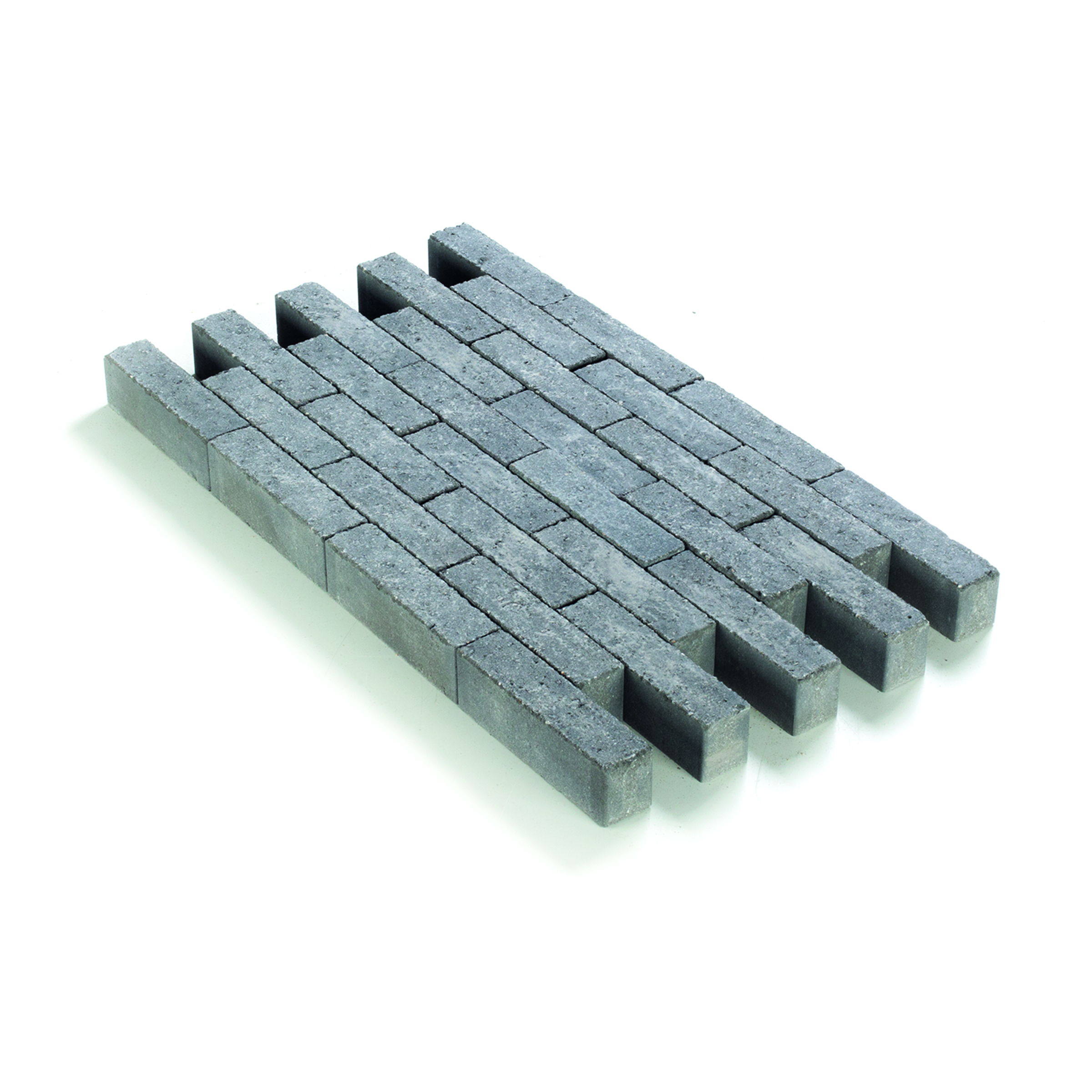 A172025 - PAVE IN-LINE TAMBOURINE WAAL 20X5X6 GRIS-SOURIS