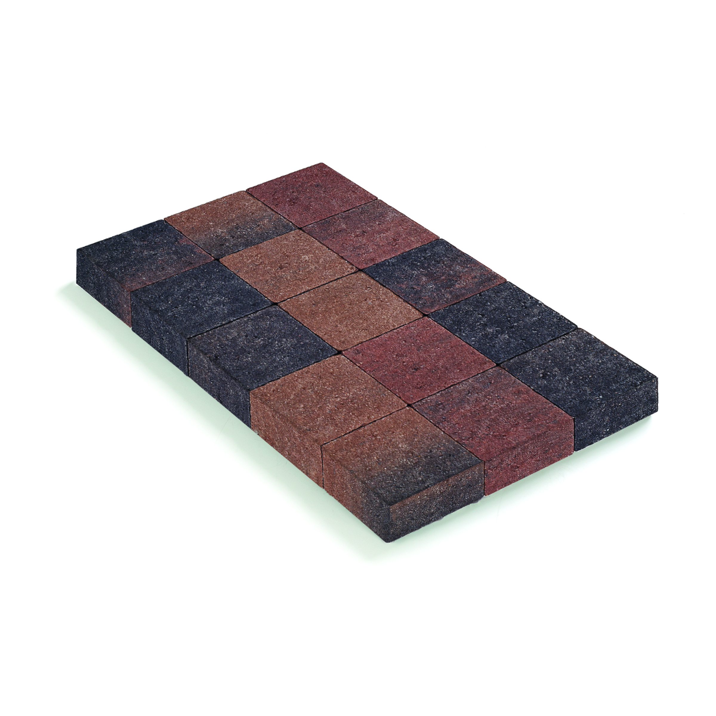 A172486 - PAVE IN-LINE TAMBOURINE 15X15X6 BRUN-NOIR