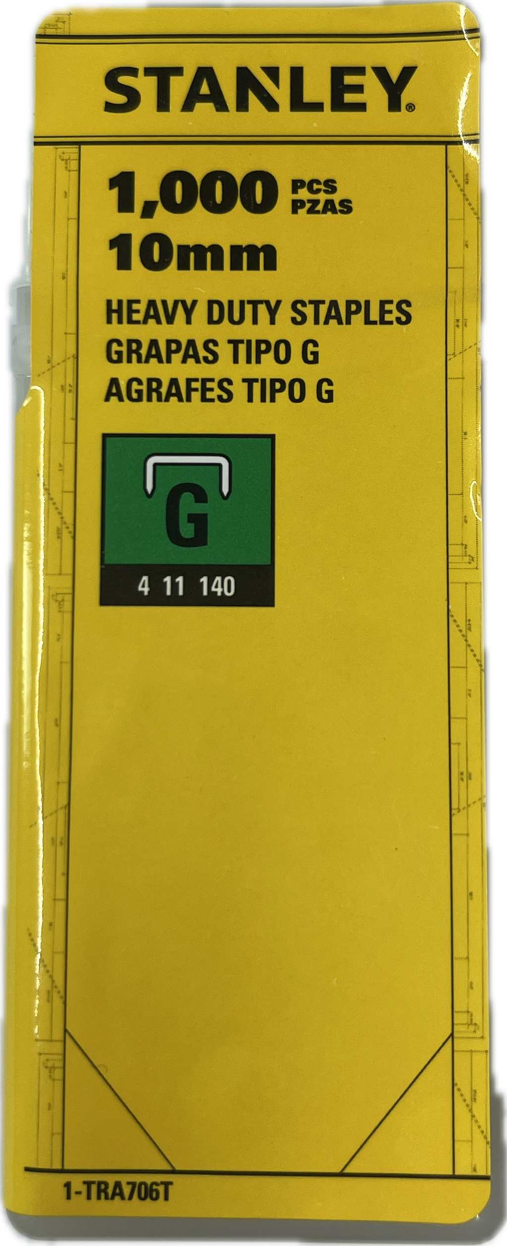 AGRAFES G-10MM (1000P) ST 1TRA706T