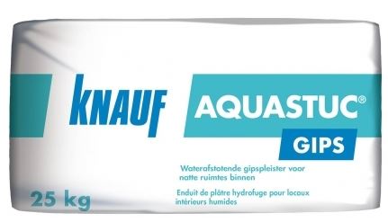 AQUASTUC - ENDUIT DE PLÂTRE HYDROFUGÉ - SAC DE 25KG
