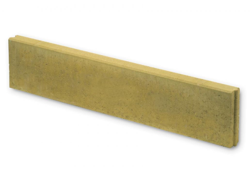 BORDURE DROITE JAUNE 100X20X6