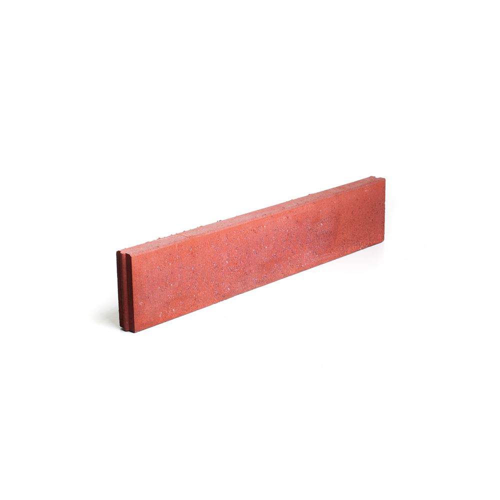 BORDURE DROITE ROUGE 100X20X6