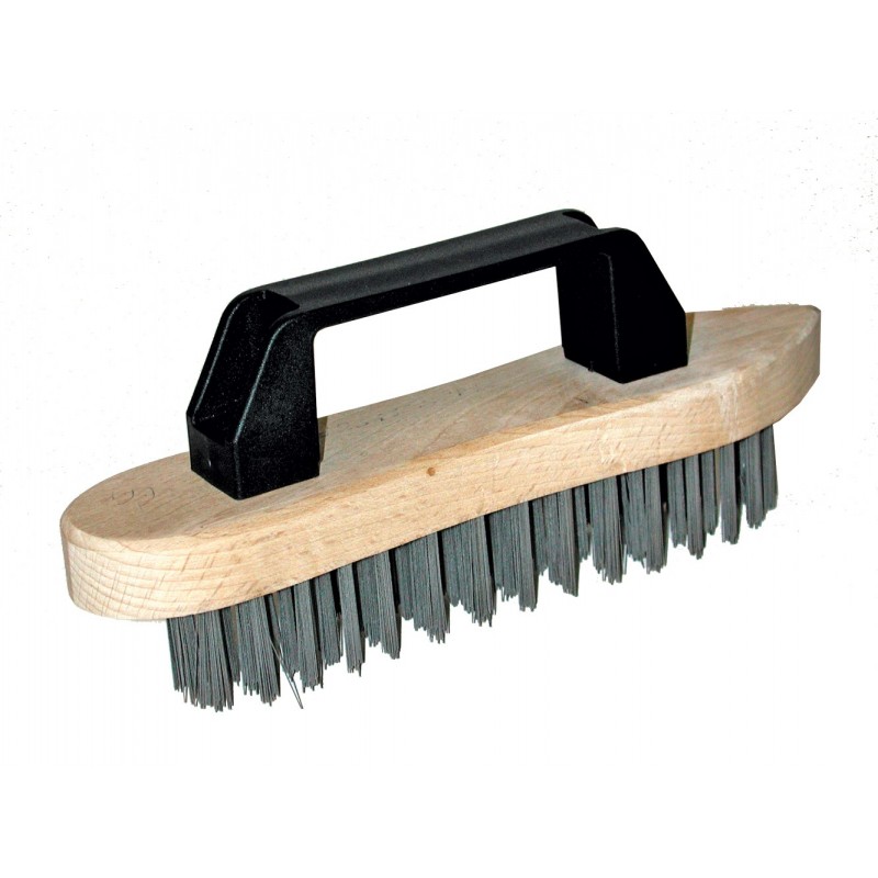 BROSSE MÉTALLIQUE AVEC POIGNÉE