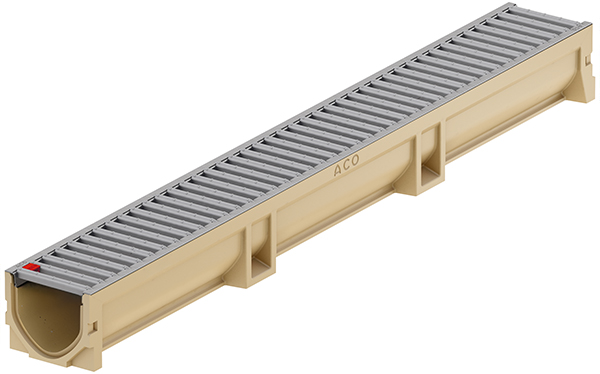 CANIVEAU ACO EUROLINE 100 SHADOW GREY 1M CLASSE A15KN