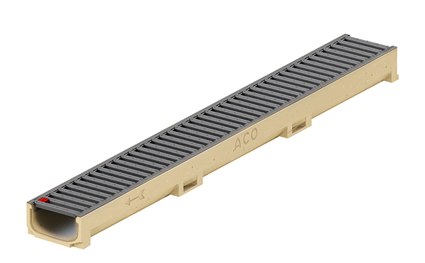 CANIVEAU ACO EUROLINE 60 ANTHRACITE 1M CLASSE A15KN