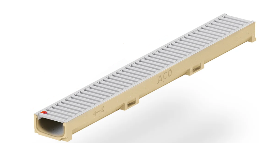 CANIVEAU ACO EUROLINE 60 NATURAL GREY 1M CLASSE A15KN