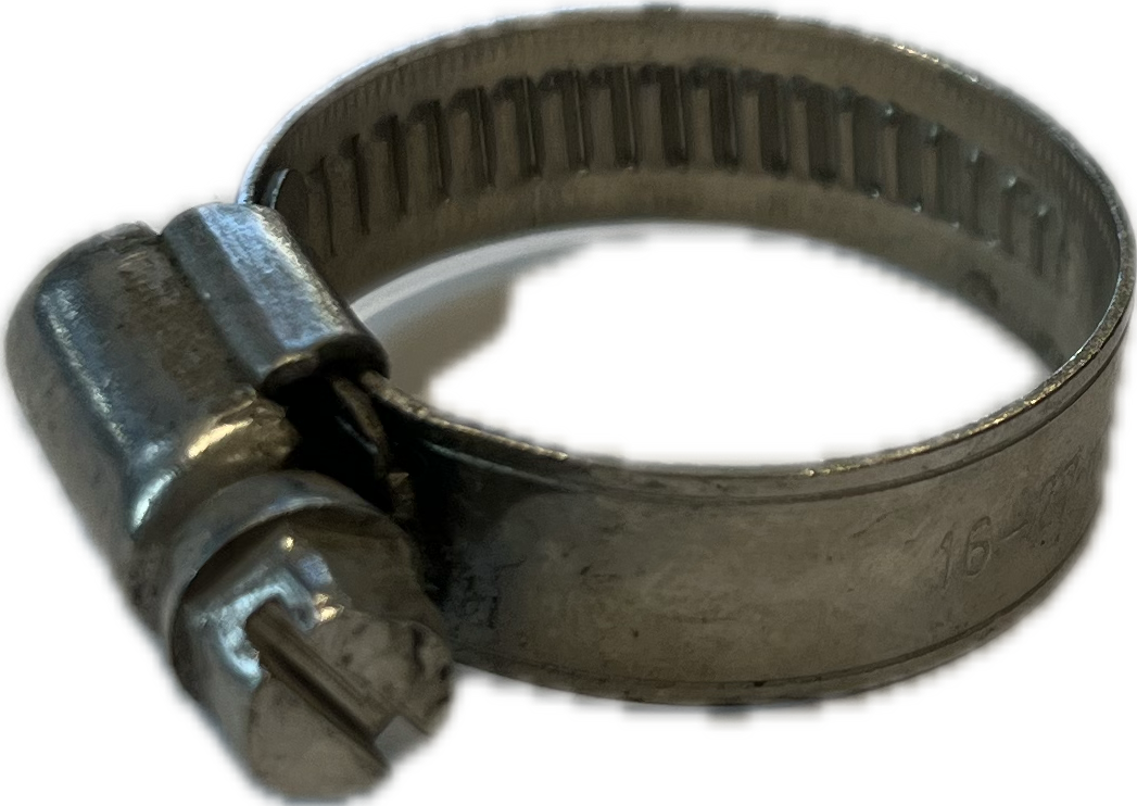 COLLIER INOX 16 MM - 27 MM (9 MM)