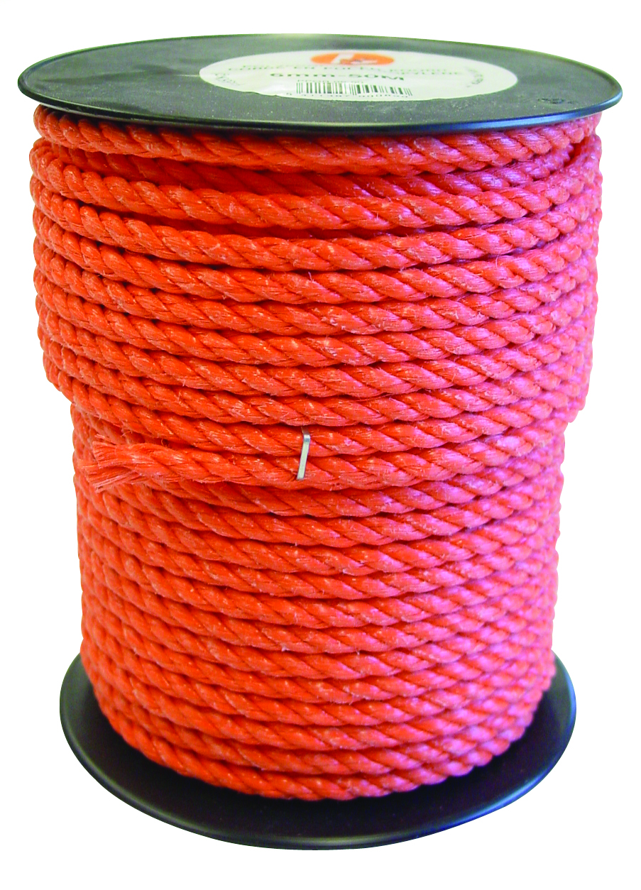 CORDE PP ORANGE 50M-6MM LEDENT