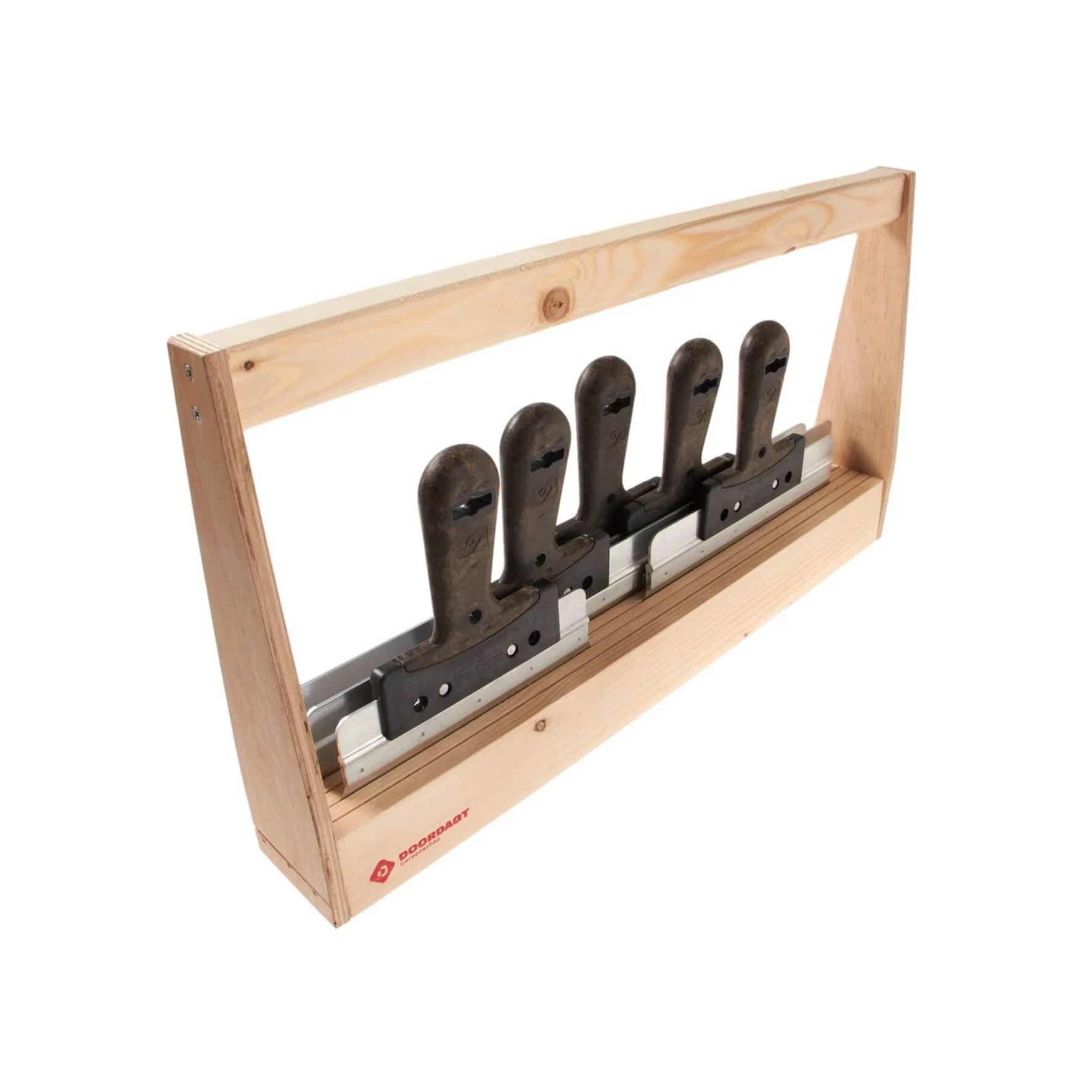 COUTEAU À ENDUIT INOX POIGNÉE EN CUIR - 5 PIÈCES