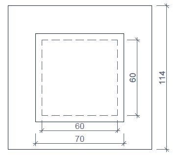 COUVERCLE 114X114 OUV60