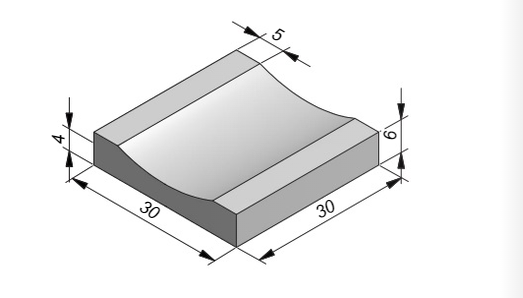 DALLE GOULOTTE 30X30X6