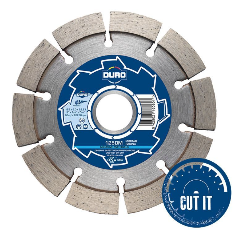 DISQUE DIAMANTÉ À DÉJOINTOYER-STANDARD-DM 125X6X22.2