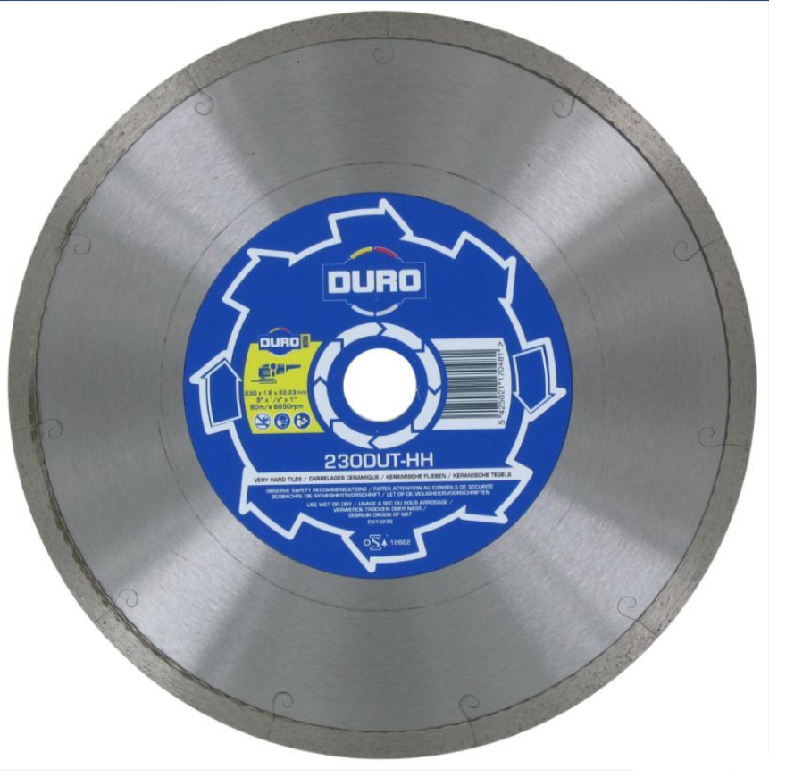 DISQUE DIAMANTÉ CÉRAMIQUE - ULTRA - DUT-HH 230X22.2