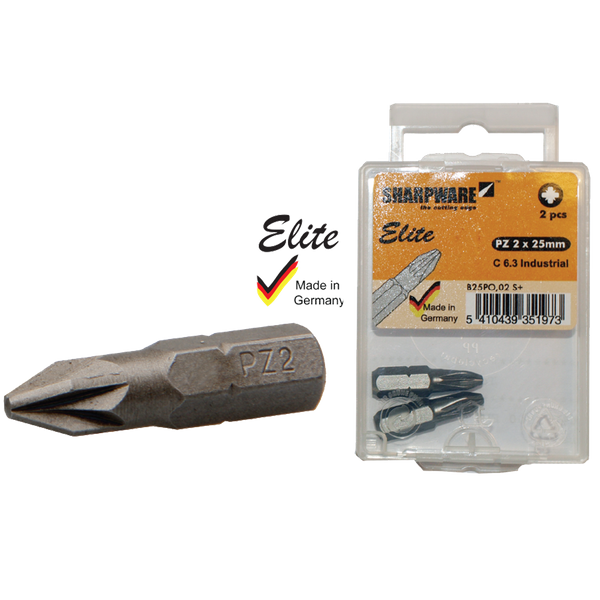 EMBOUT DE VISSAGE - QUALITÉ INDUSTRIELLE -PZ2 (2 PIÈCES)