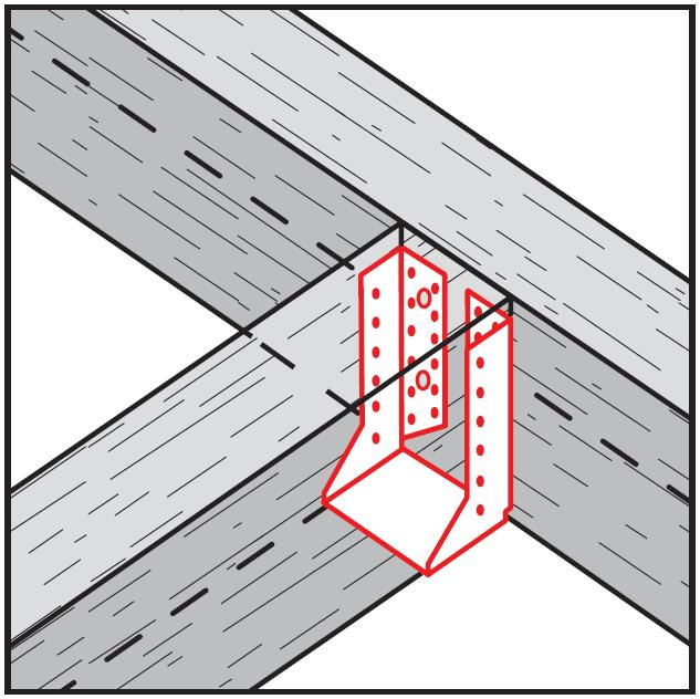 ETRIER TYPE B (AILES INTÉRIEURES) 64 X 128 X 2 2