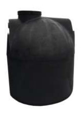 FOSSE SEPTIQUE EN PE RONDE 3000 L  