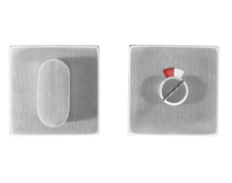 GARNITURE WC SQUARE SHAPE INOX PLUS