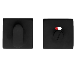 GARNITURE WC SQUARE SHAPE NOIR