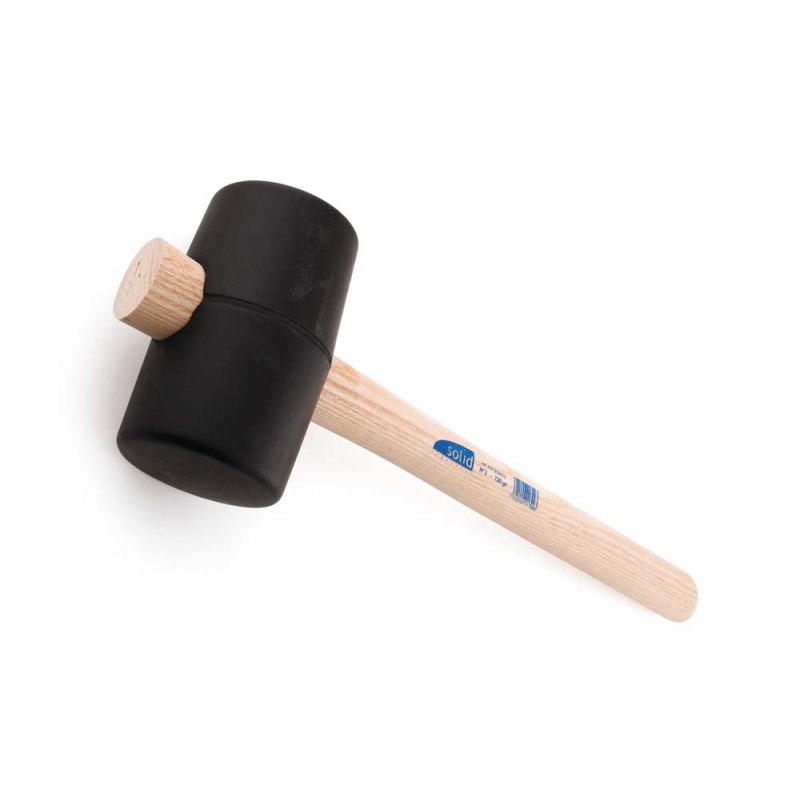 MAILLET CAOUTCHOUC MANCHE BOIS - 1,15 KG