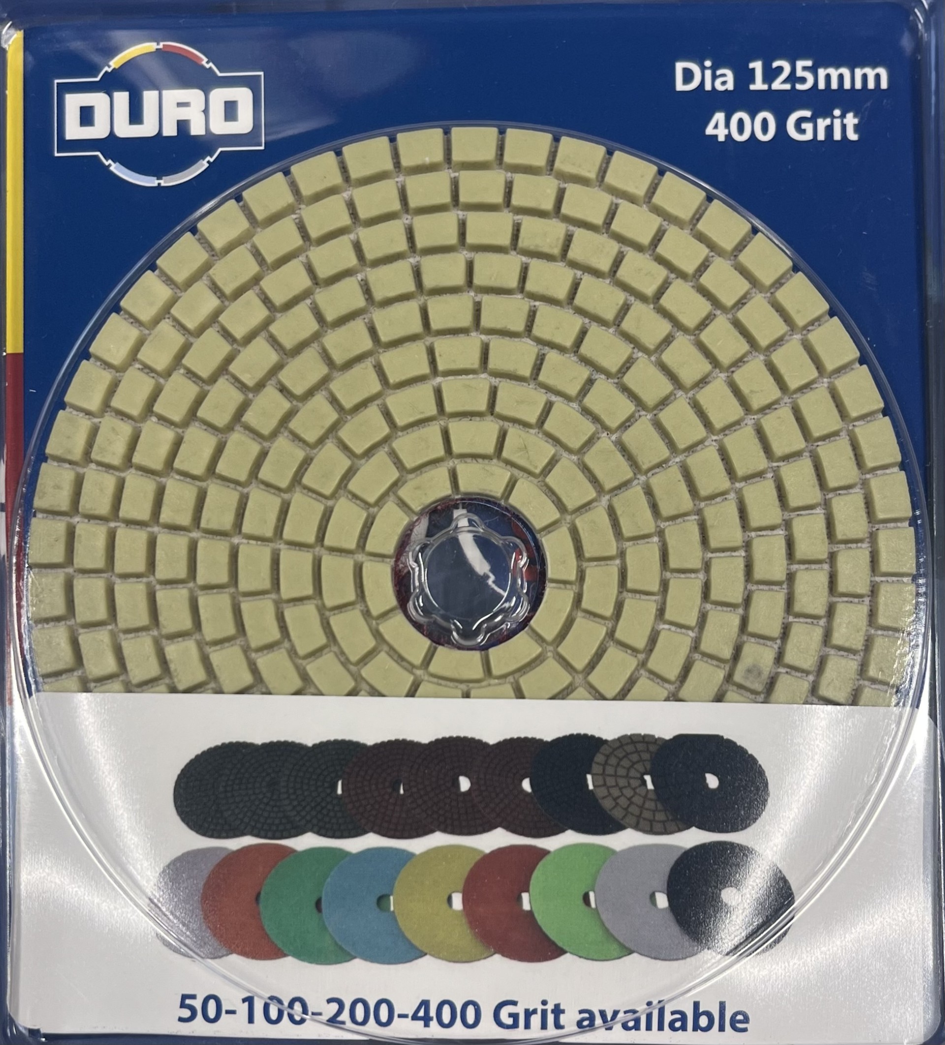 PAD DE POLISSAGE DIA. 125 MM - GRAIN 400