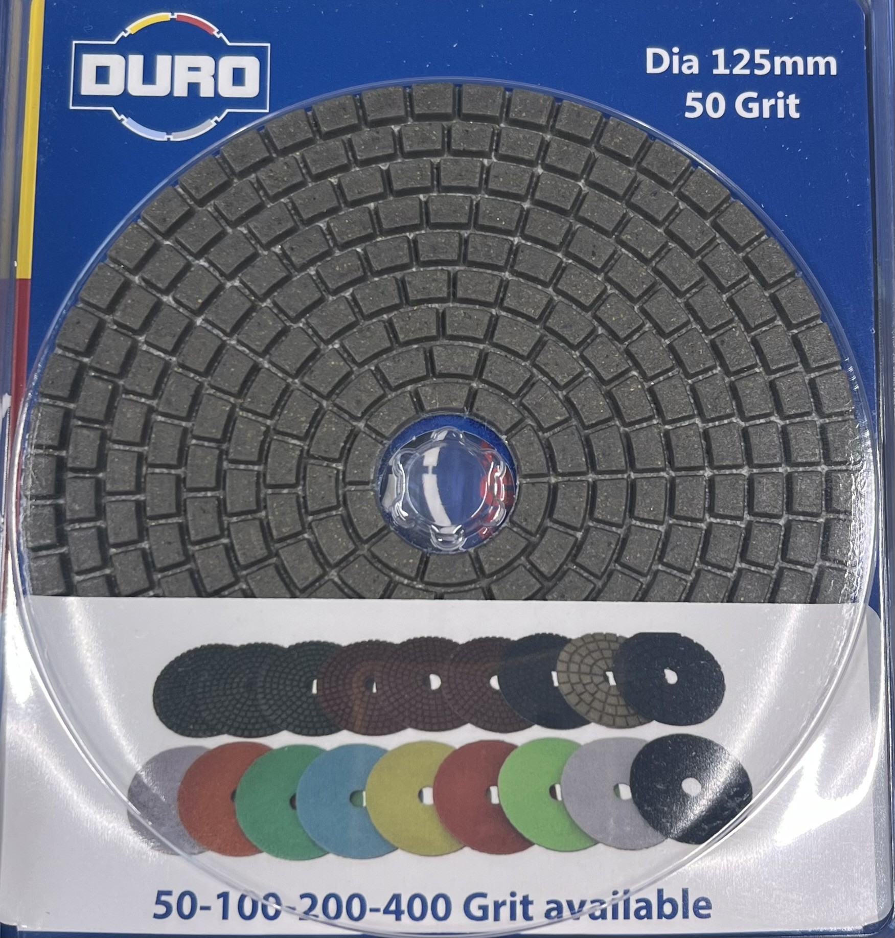 PAD DE POLISSAGE DIA. 125 MM - GRAIN 50
