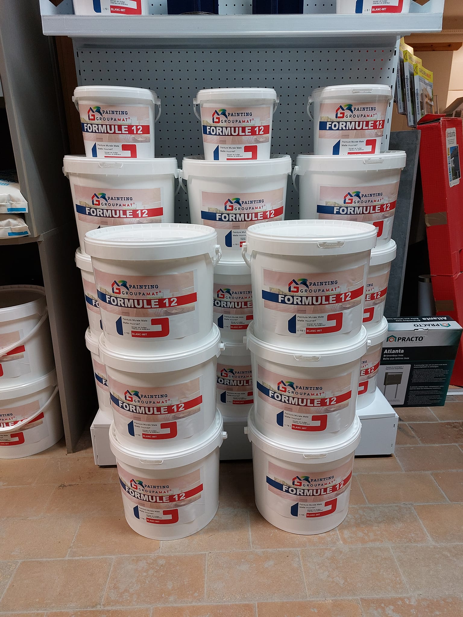 PEINTURE GROUPAMAT FORMULE 12 INTÉRIEUR (EXTÉRIEUR) BLANC 5L