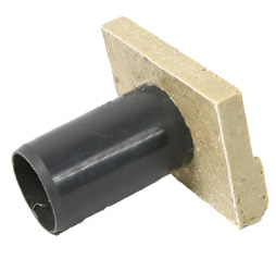 PIÈCE D'ABOUT AVEC SORTIE D.50MM POUR ACO EUROLINE 60