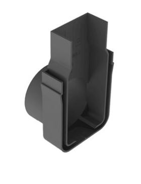 PIÈCE D'ABOUT AVEC SORTIE DIAM.50 PR ACO SLIMLINE