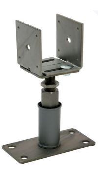 PIED DE POTEAU RÉGLABLE EN HT ET LG