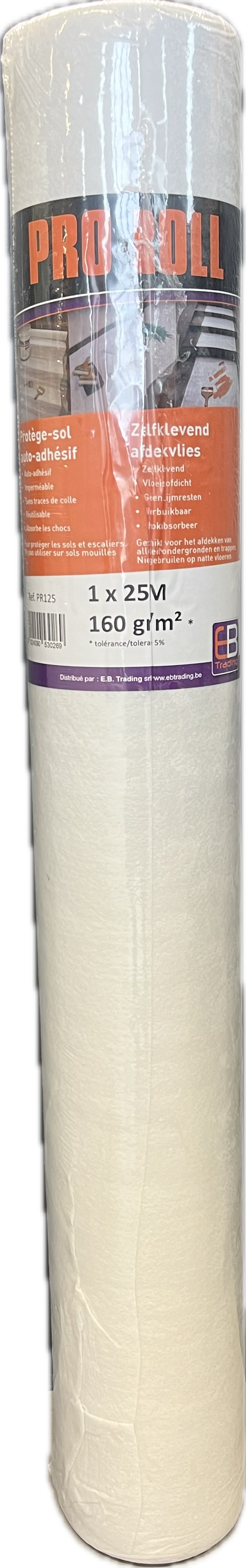 PROTÈGE-SOL AUTO-ADHÉSIF 1X25M - 160 GR-M²