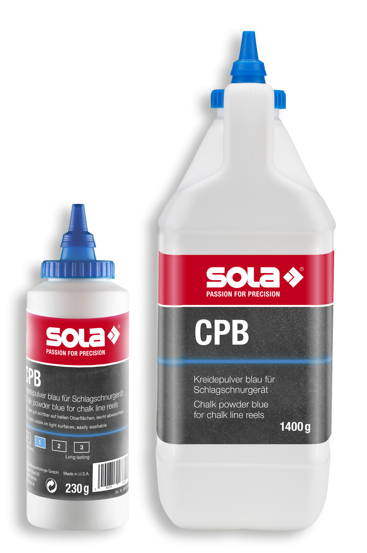 Sola poudre à tracer rouge 230 g - Craies - Marquage