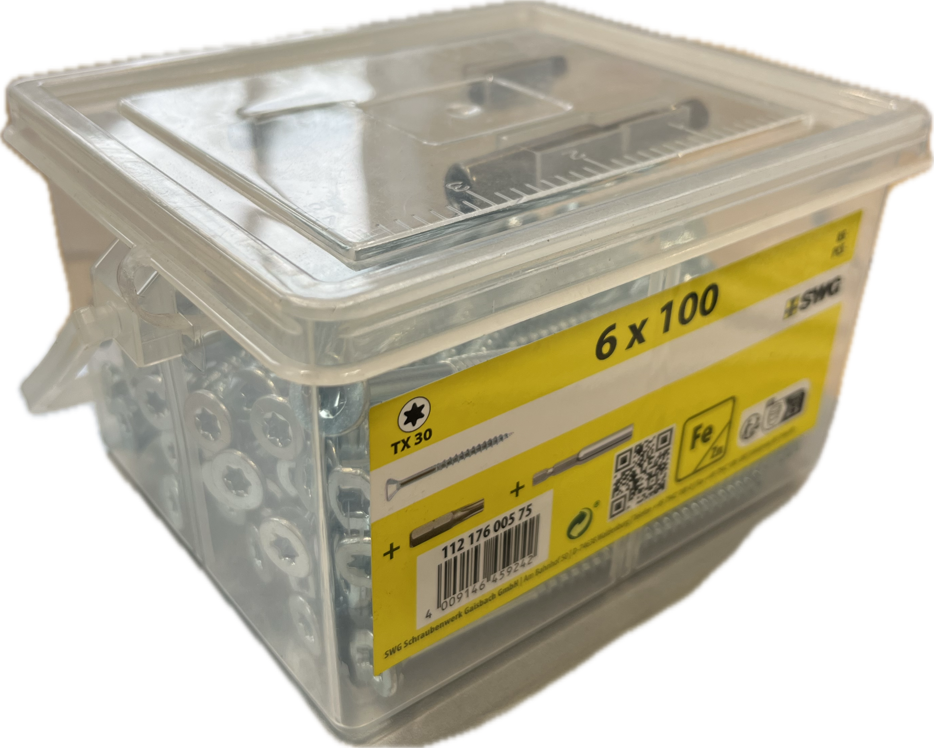 VIS À BOIS ET PANNEAUX TF FP 6 X 100  TX30 (85 PCS)